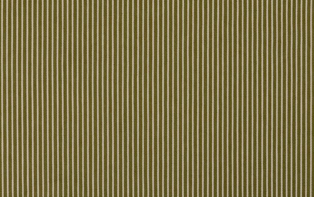Denim Stof, Fijne Streep, Olijf Groen. P933-1