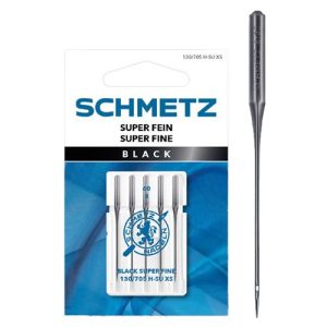 Schmetz Naaimachine Naalden, Black Super Fine, 70/10
