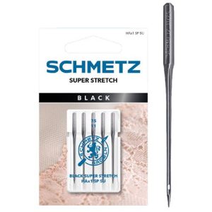 Schmetz Naaimachine Naalden, Super Stretch Black, 90/14