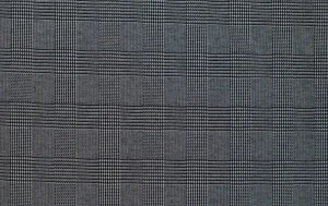 Punta Jacquard Ruit Stof, Donker Grijs/Zwart, P948-1