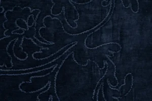 Geborduurde-chenille-bengaline-stof-geborduurde-bladeren-p1052