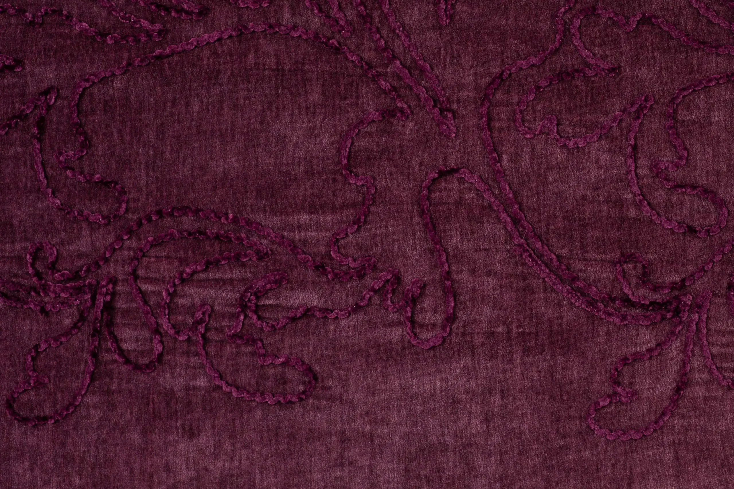 Geborduurde-chenille-bengaline-stof-geborduurde-bladeren-p1053