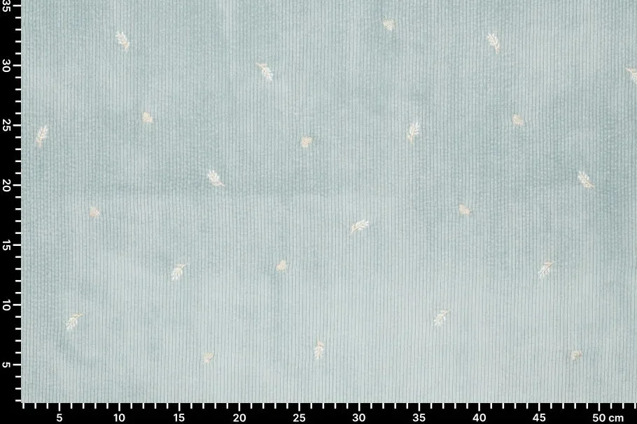 Rib-corduroy-embroidery-stof-geborduurde-takjes-en-hartjes-P1066-3