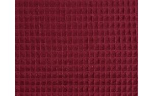 Wafeldoek stof, bordeaux. WA1119 -1