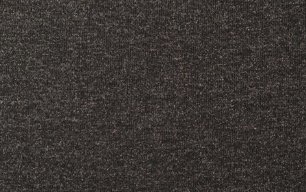 gebreide rib stof, met glitter, zwart. P981-1