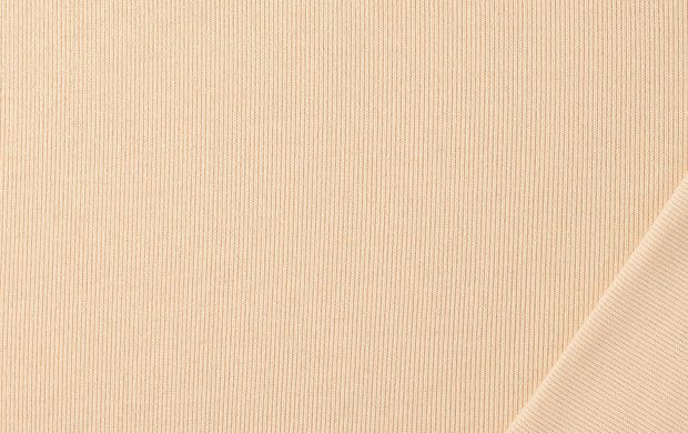 Gebreide rib stof, met glitter, nude. P983-3