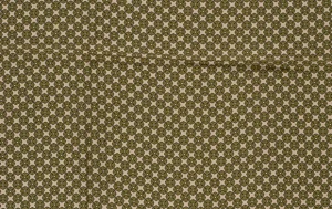 Viscose satijn stof, abstacte stip, groen/crème, p994-1