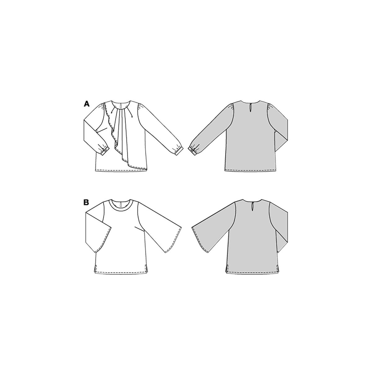 Burda Style, Naaipatroon blouse en shirt 5692-8