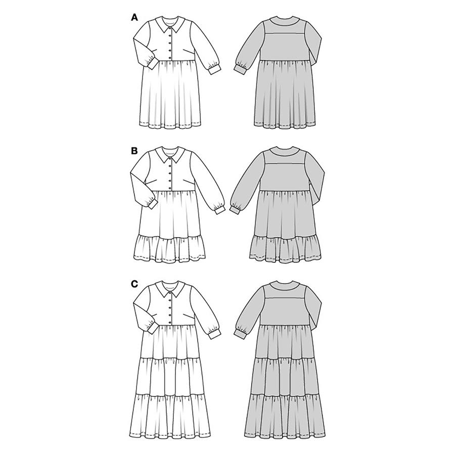 Burda Style, Naaipatroon jurk 5802-11
