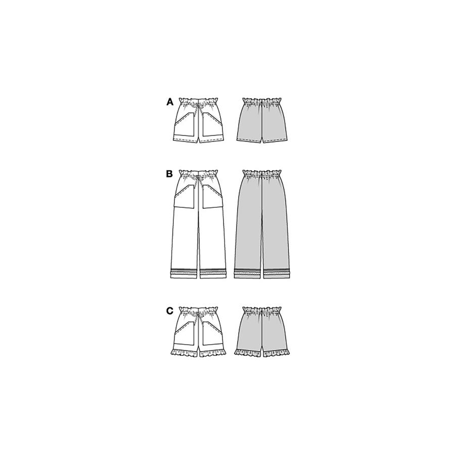 Burda Style, Naaipatroon broek en short 5808-11