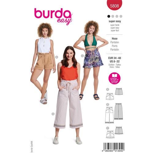 Burda Style, Naaipatroon broek en short 5808-1