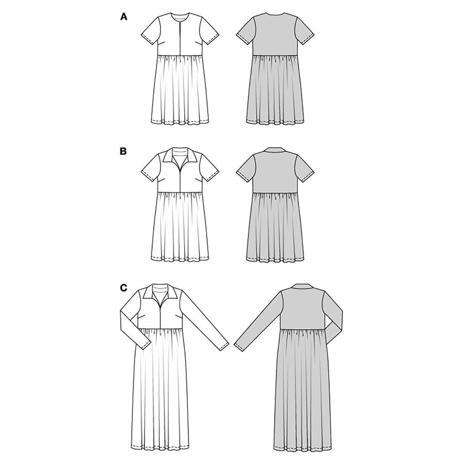 Burda Style, Naaipatroon jurk 5829-11