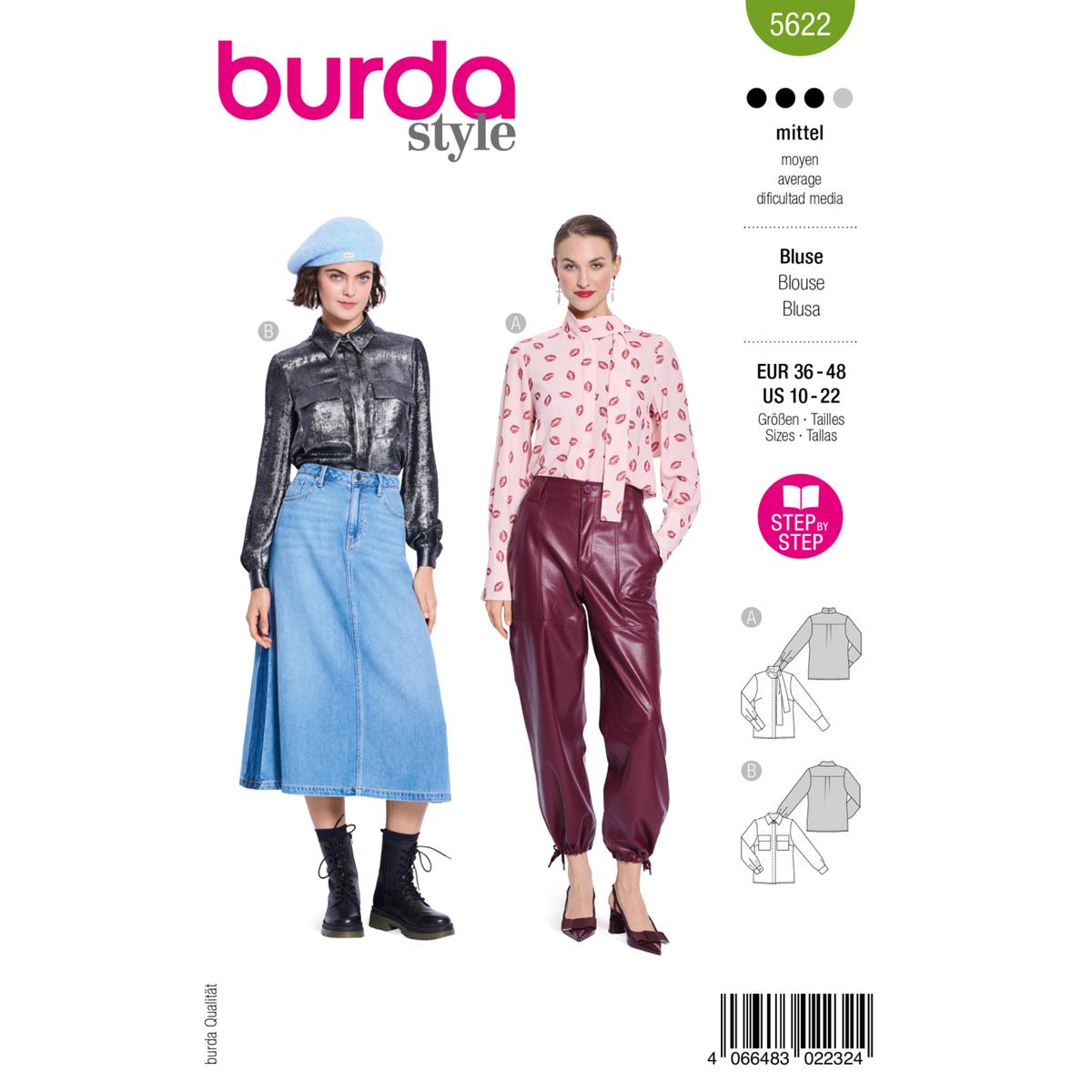 5622-Burda-style-naaipatroon-blouse
