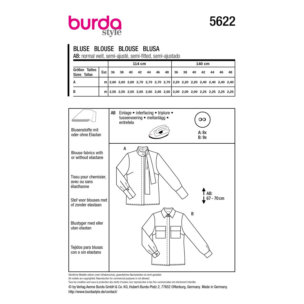 5622-Burda-style-naaipatroon-blouse