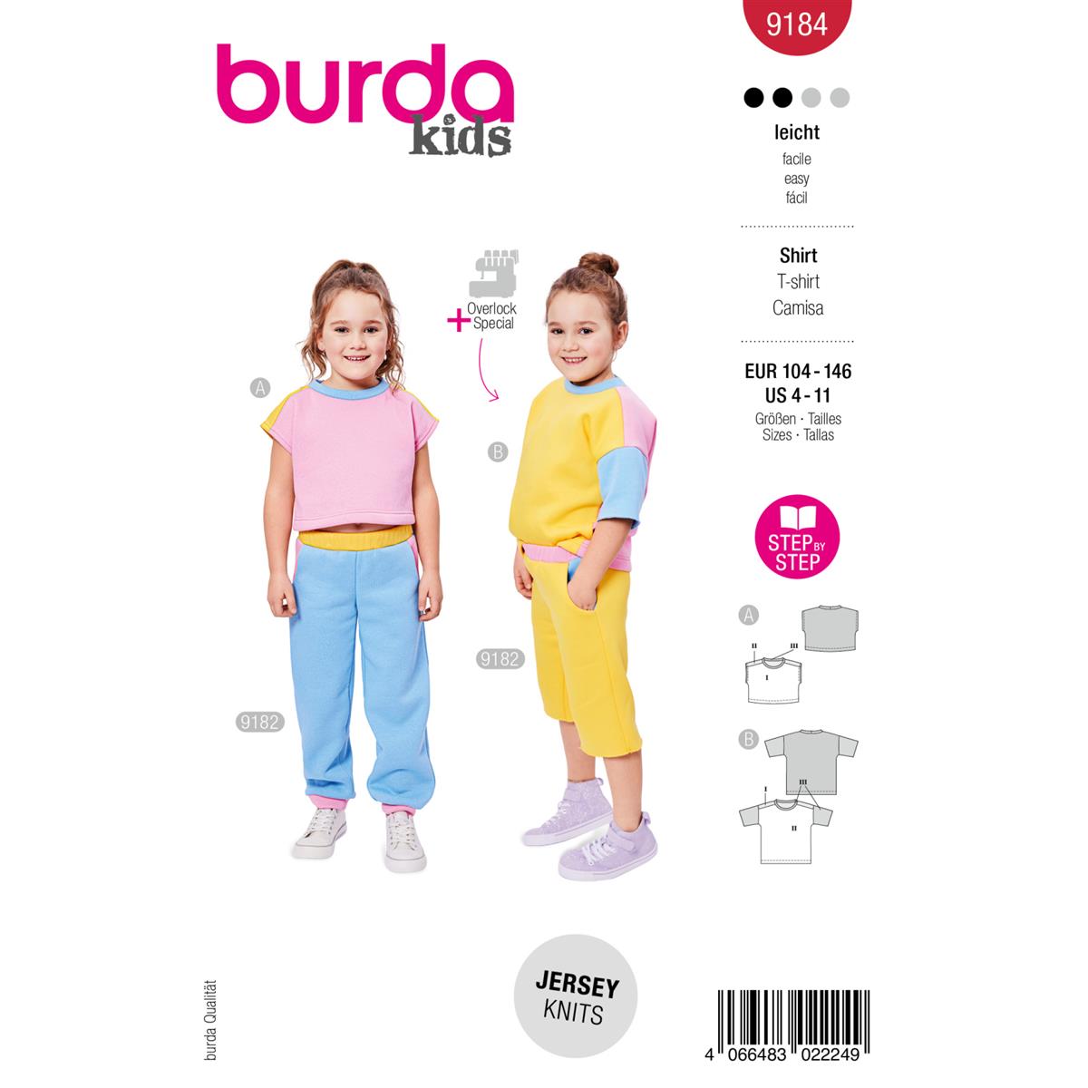 9184-Burda-kinder-naaipatroon-shirt.