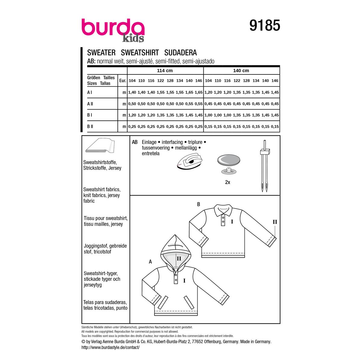 9185-Burda-kinder-naaipatroon-sweatshirt.
