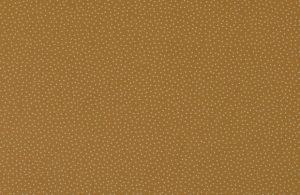 Poplin Katoen Stof, Stippen Print, Bruin/offwhite. A.045-1