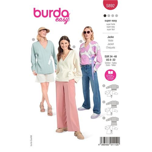 Burda Style, Naaipatroon jacket. 5892-1