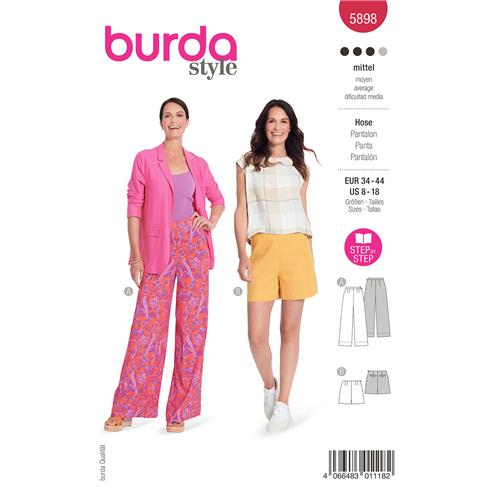 Burda Style, Naaipatroon broek. 5898-1