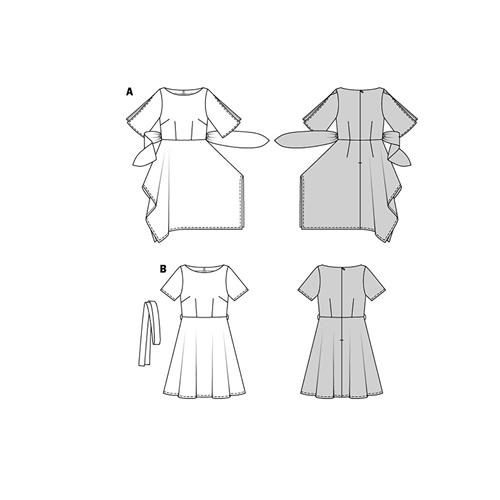 Burda Style, Naaipatroon jurk. 5903-9