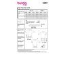 Burda Style, Naaipatroon jurk. 5907-12