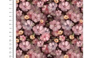 Jersey digital stof, roze. A.192-1
