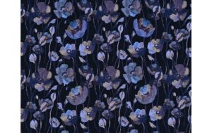 Jersey digital stof, blauw. A.197-1