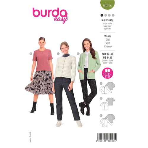 Burda Style, Naaipatroon jas, 6053-1