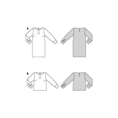 Burda Style, Naaipatroon Jurk. 6077-7