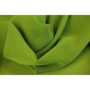 Voile chiffon stof, olijfgroen. VC010A-1
